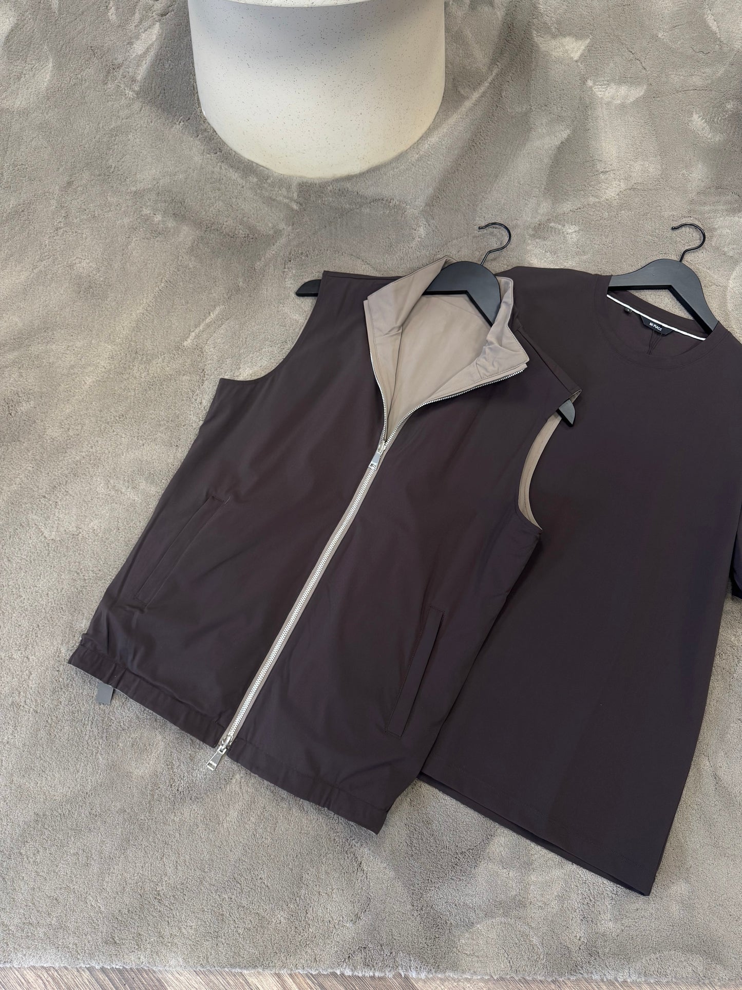 Gilet de voyage réversible Espresso / Faucon Miio