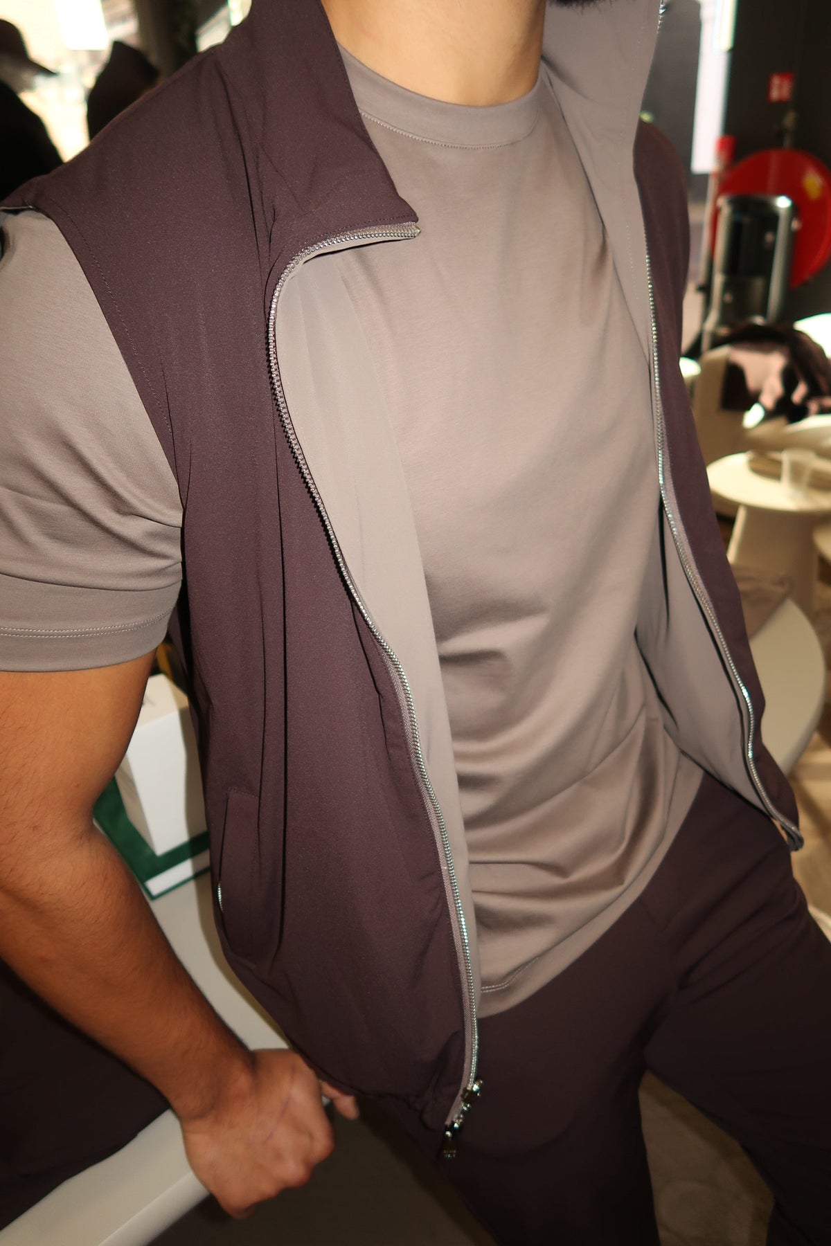 Gilet de voyage réversible Espresso / Faucon Miio
