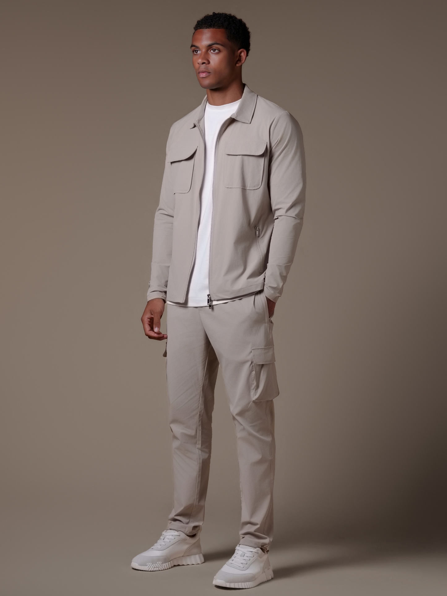 Cargo Tech Suit - beige
