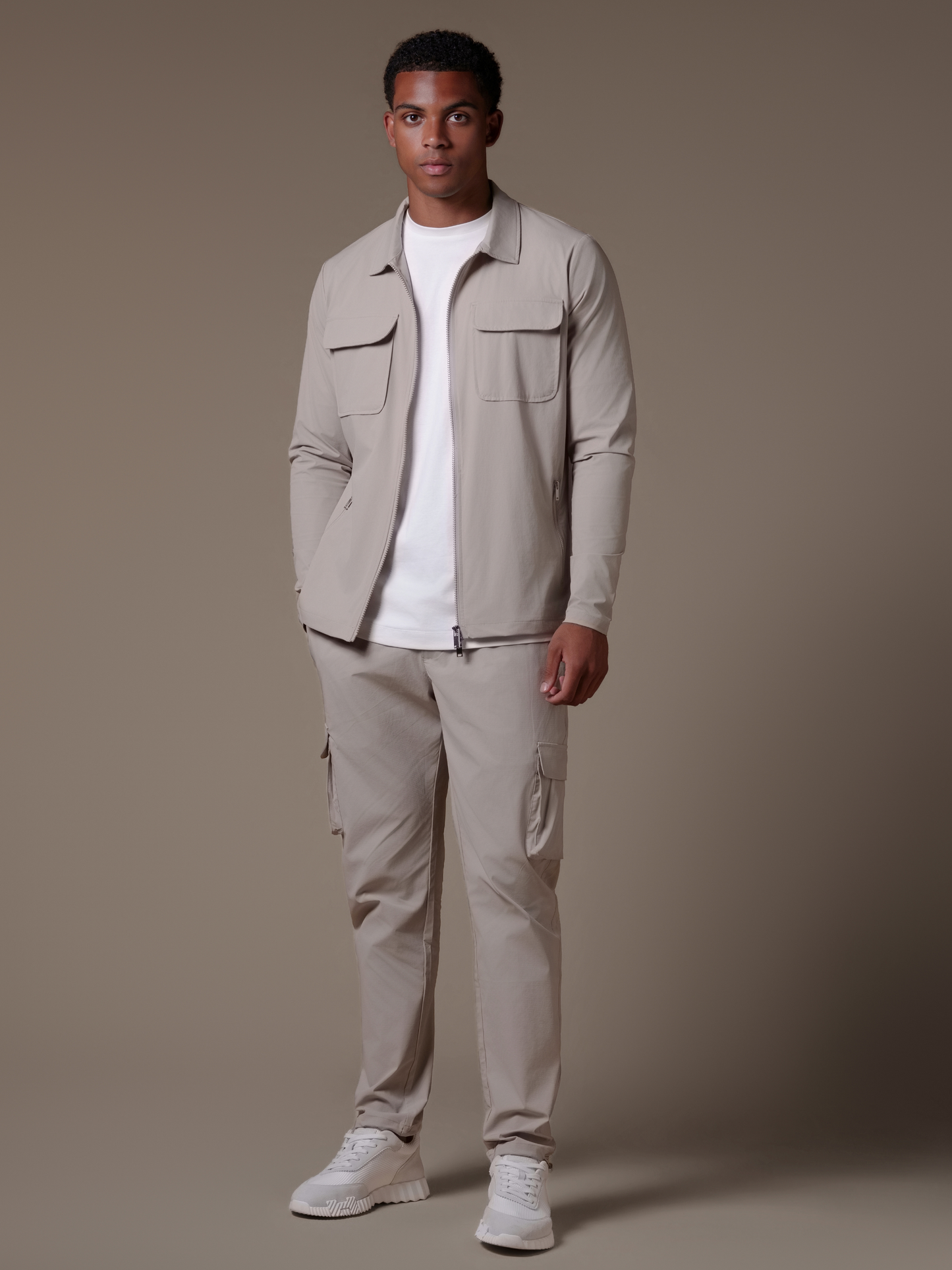 Cargo Tech Suit - beige